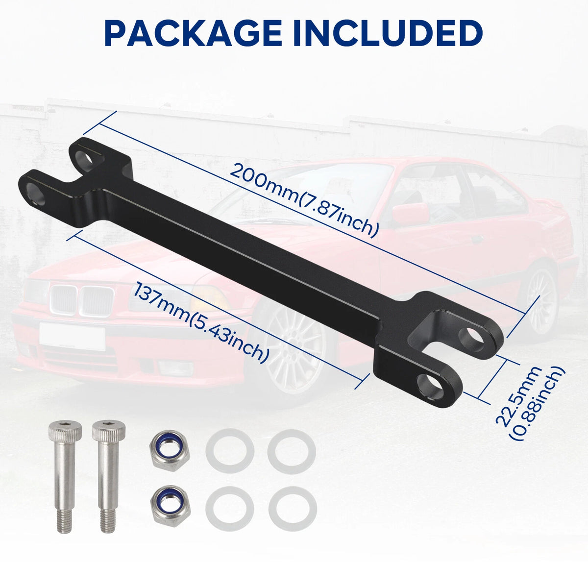 DSSR Selector Rod Billet Anodized Kit for BMW E36 320i 323i 325i 1992–1995