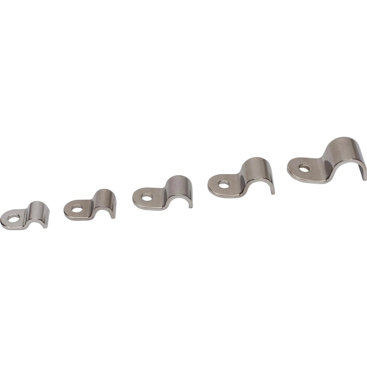 Pack of 12 Stainless Steel Single Line Clamps for Speedway 91031315-3