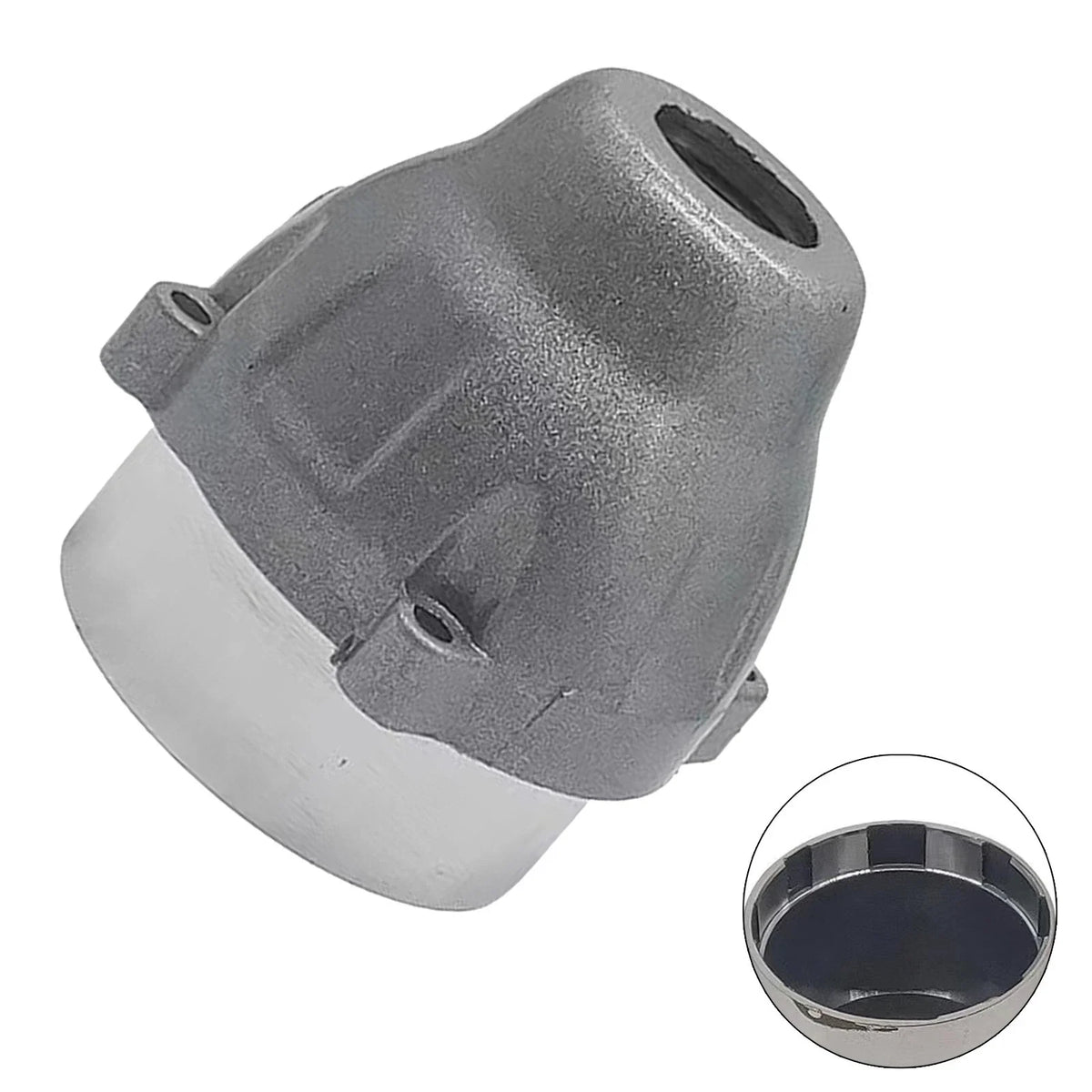 Silver Metal Wrench Head Shell for 2106 Brushless Electric Wrench