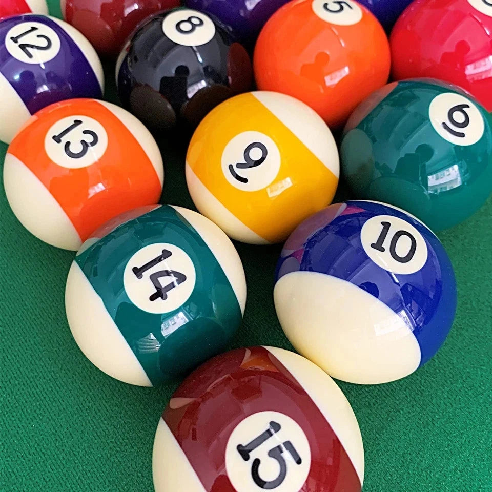 Set of 16 Pool Balls 2-1/4" Regulation Size BB225