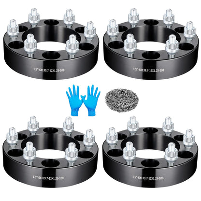 Set of 4 Wheel Spacers 1.5" 6x5.5 for Nissan Titan Frontier Xterra Pathfinder