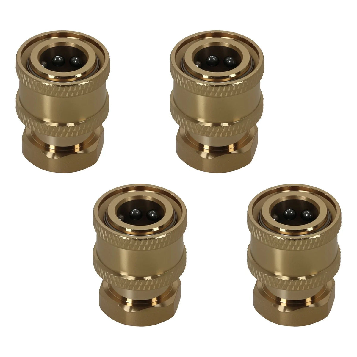 4X Pressure Washer Adapter Coupler Brass 1/4" Quick Connect to Female NPT