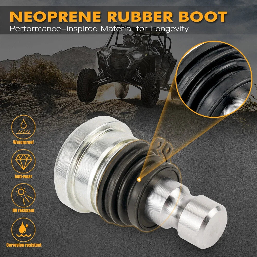 Set of 4 Upper Lower A-Arm Ball Joints for Polaris RZR XP 1000 (2014–2021)