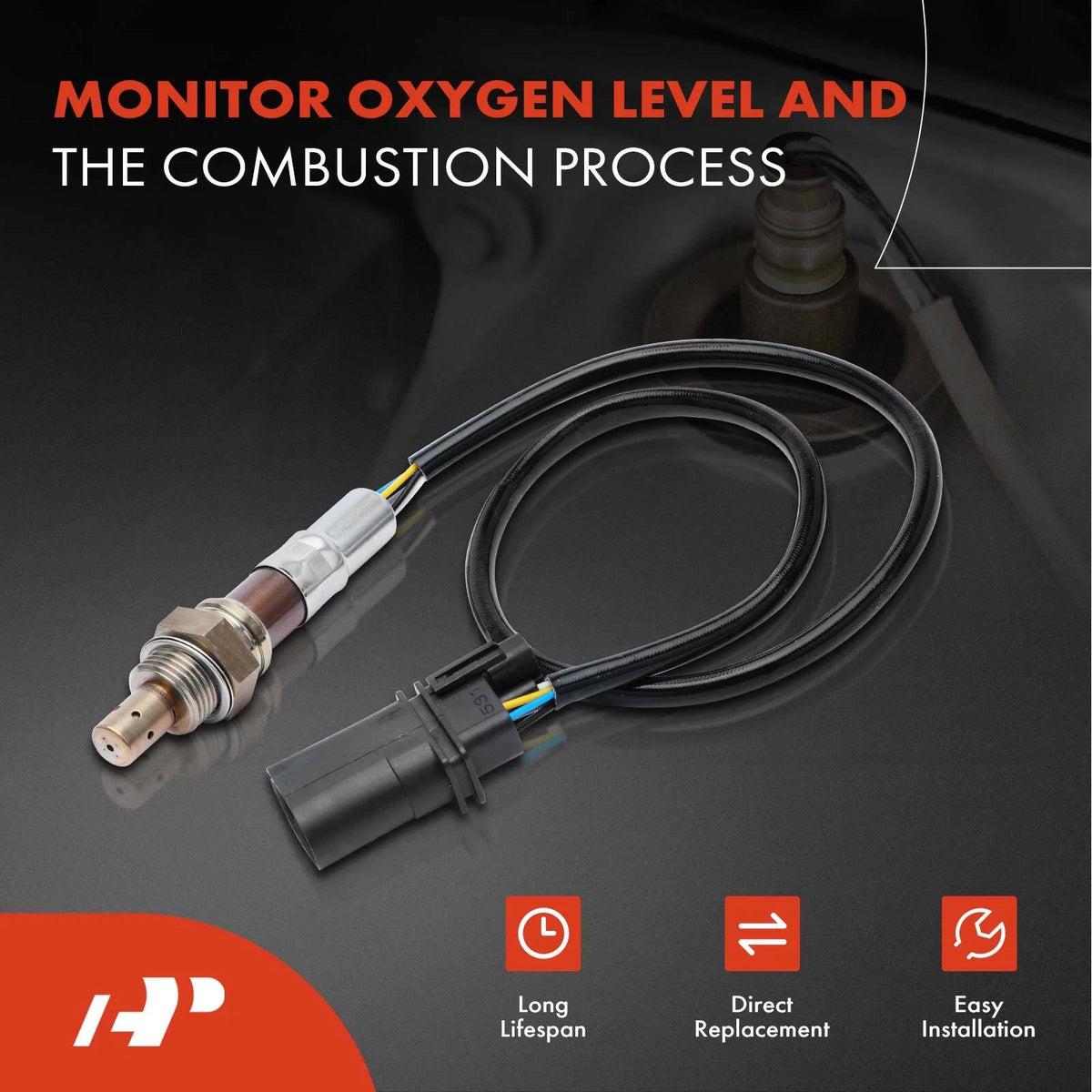 2X Upstream O2 Oxygen Sensor for Audi A4 Q5 Q7 A5 (2006–2008) OS6083, 25025017