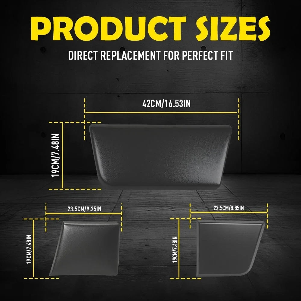 3X Left Side Door Molding Trim for Ram ProMaster 1500-3500 (2014–2018)