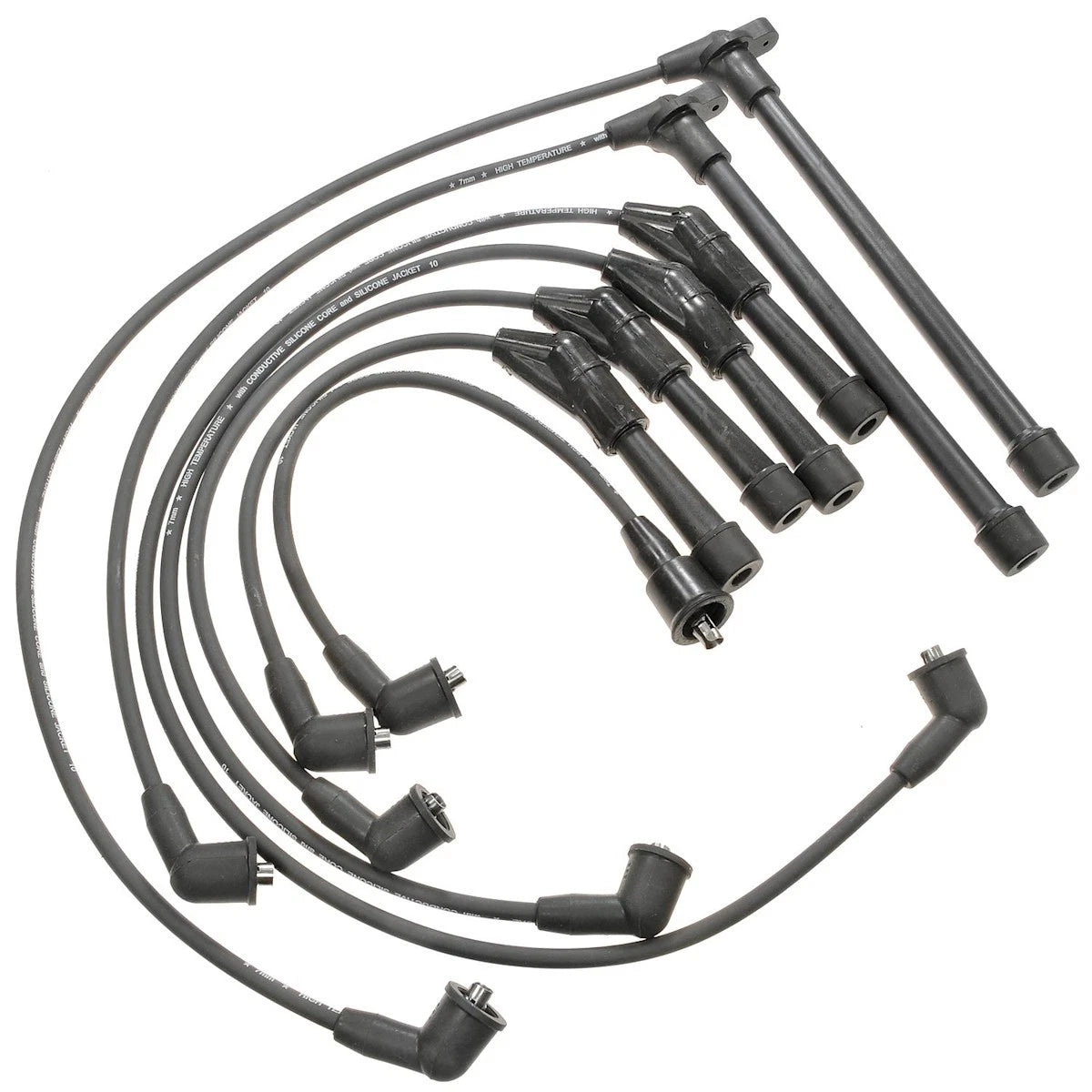 Set of 6 Spark Plug Wires for Nissan Pickup Pathfinder D21 (1990–1995) 27662