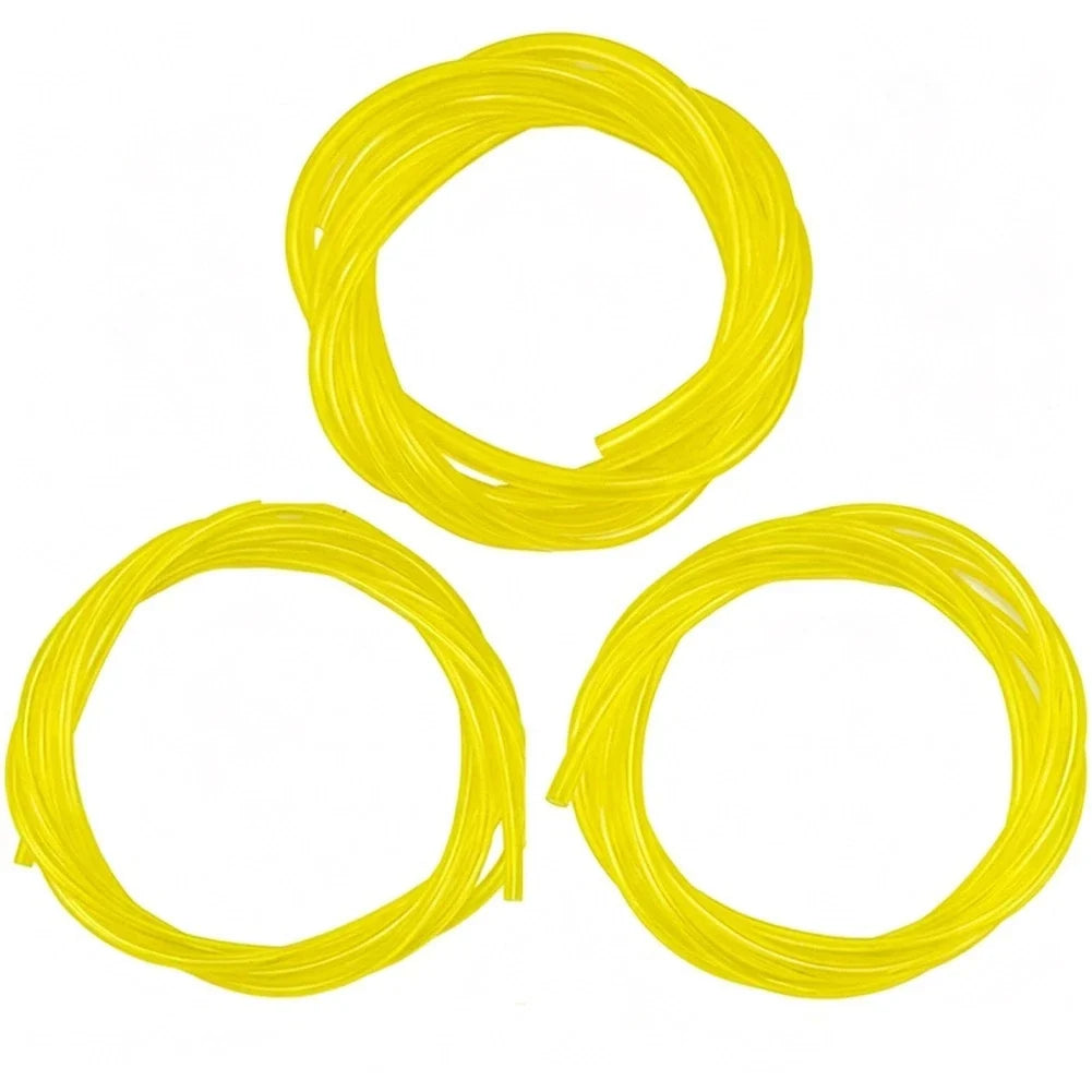 Fuel Line Set for Chainsaw Lawn Mower (1 Meter, Yellow Hose)