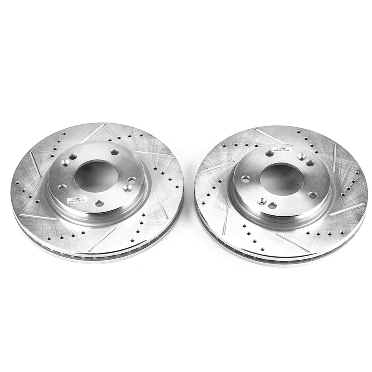 2X Powerstop Brake Discs JBR949XPR for Hyundai Santa Fe (2001–2005) FWD Front