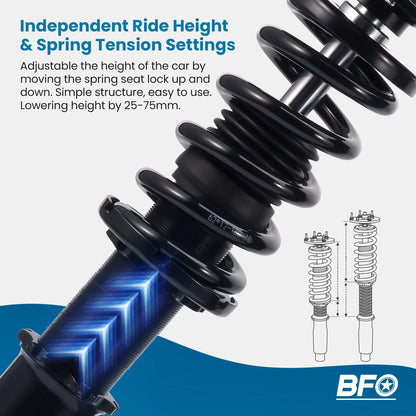 BFO Coilovers Lowering Kit for Lexus ES300 / Toyota Camry (1992–2001)