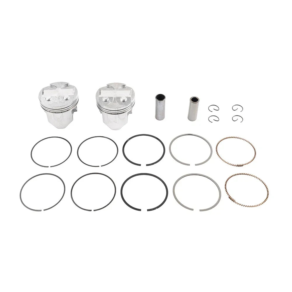 2X 62mm Piston Ring Kit for Kawasaki Ninja 250 (1986–2007) GPX250R ZZR250