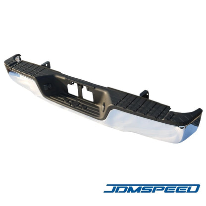 Chrome Rear Step Bumper Assembly for Toyota Tundra (2007–2013)