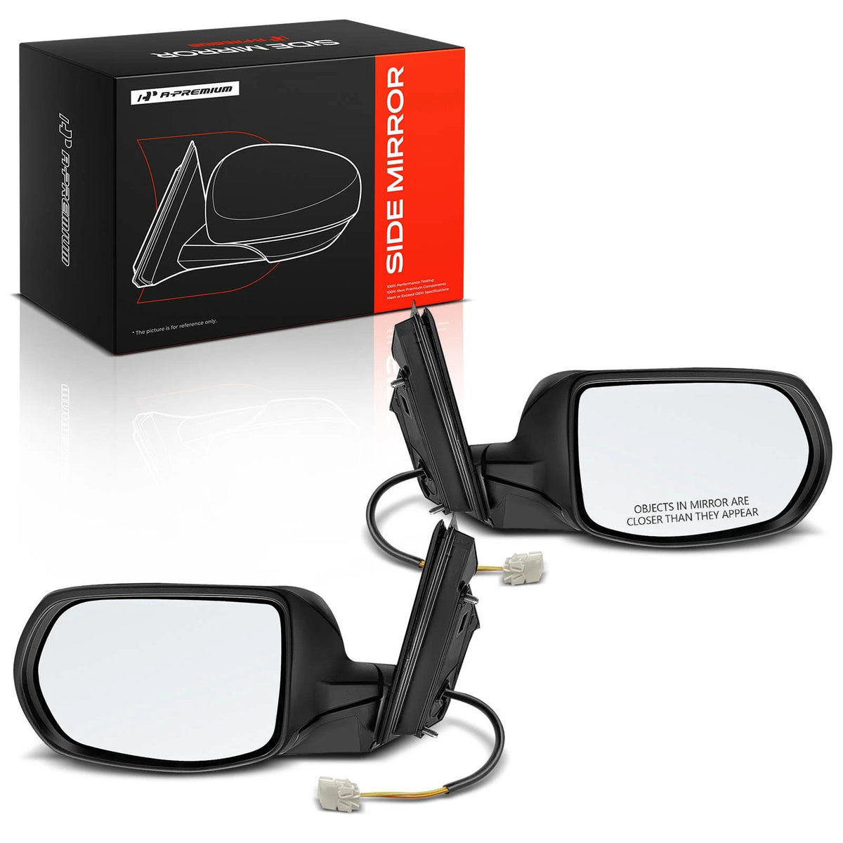 2X Power Mirror for Honda CR-V EX-L (2012–2014) - 76258T0AA21, 76258T0AA22, 76208T0AA21