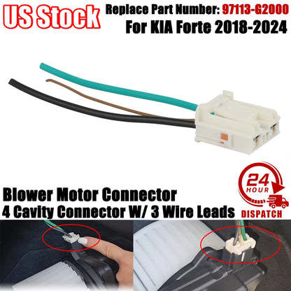 HVAC Blower Motor Connector for Kia Forte (2018–2024)