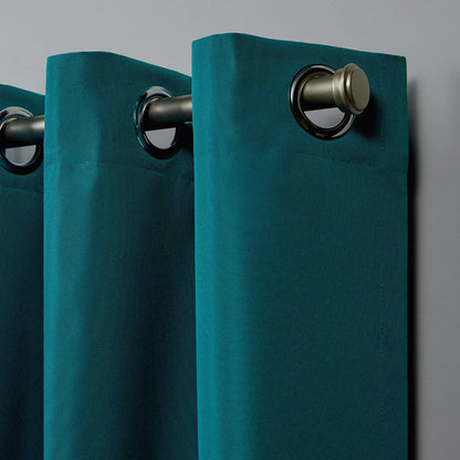 Set of 2 Grommet Top Curtain Panels for Indoor/Outdoor Use (54"x96")