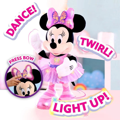 Butterfly Ballerina Minnie Mouse Plush Doll with Lights and Sounds
