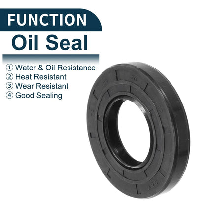 Set of 5 Oil Seal Rotary Shaft Seal NBR Rubber 35x70x10mm