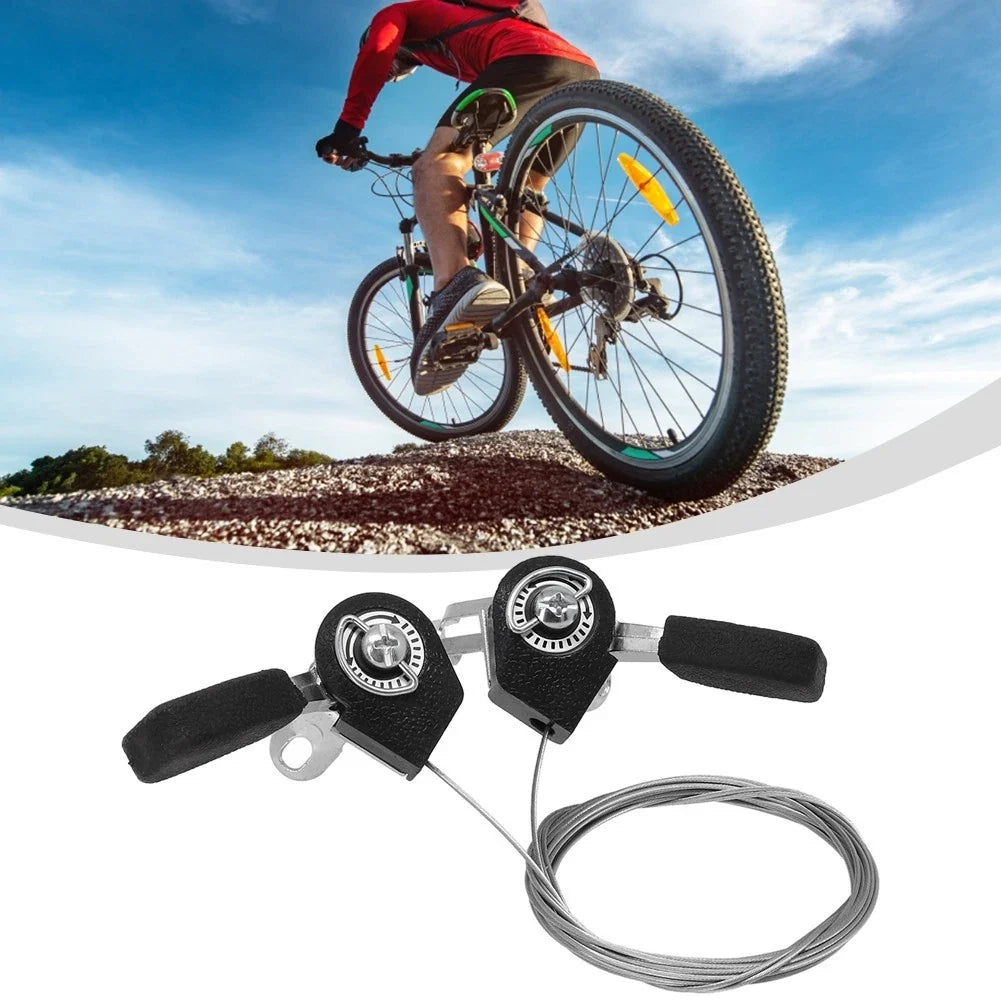 Thumb Tap Shifter Levers for Bike Bicycle (3x6/3x7) - 1 Pair