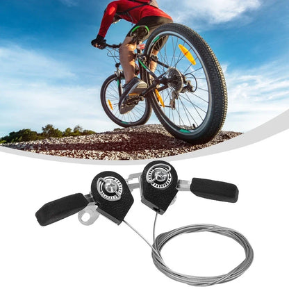 Thumb Tap Shifter Levers for Bike Bicycle (3x6/3x7) - 1 Pair
