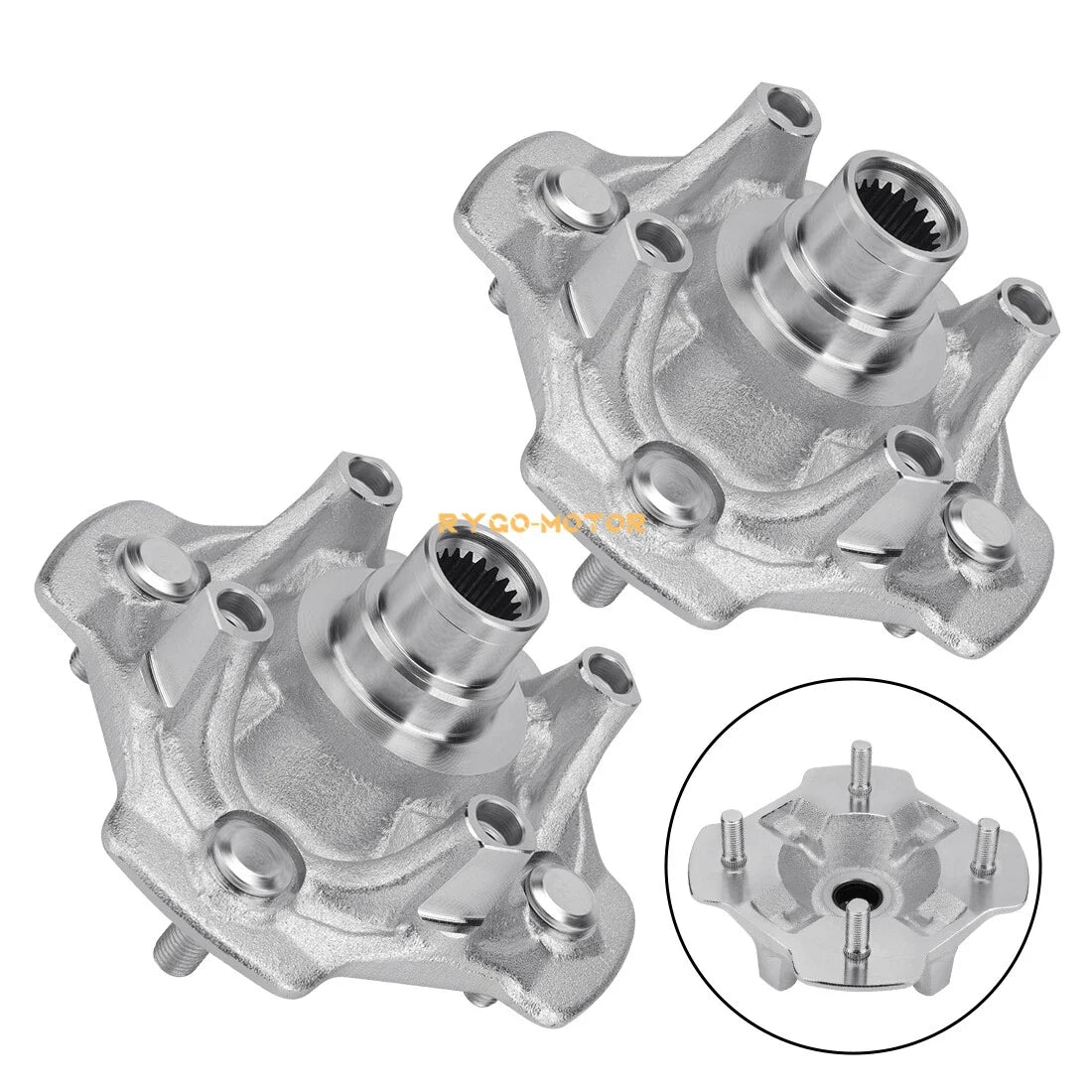 2x Front Wheel Hubs for Honda Rincon 680 TRX680FA 4x4 (2006–2023)
