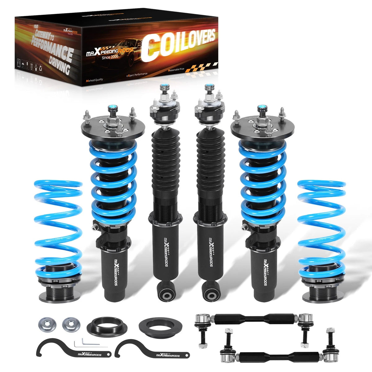 24 Click Damper Coilover Suspension Lowering Kit for BMW Z4 (E85) (2003–2009) MT4E6Z