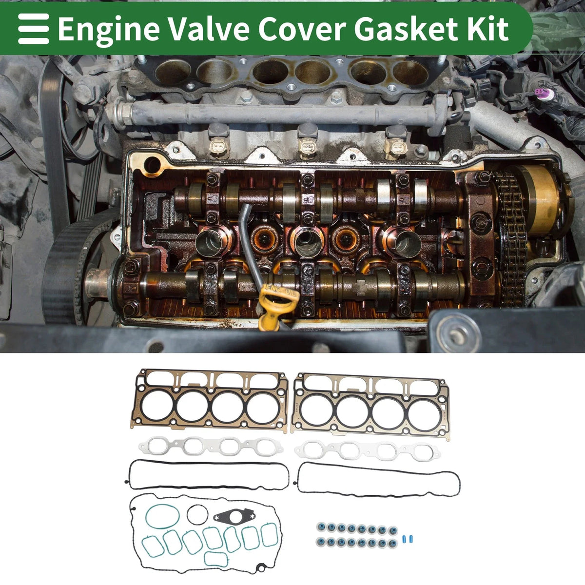Engine Valve Cover Gasket Kit for Chevrolet Tahoe 5.3L (2015–2020)