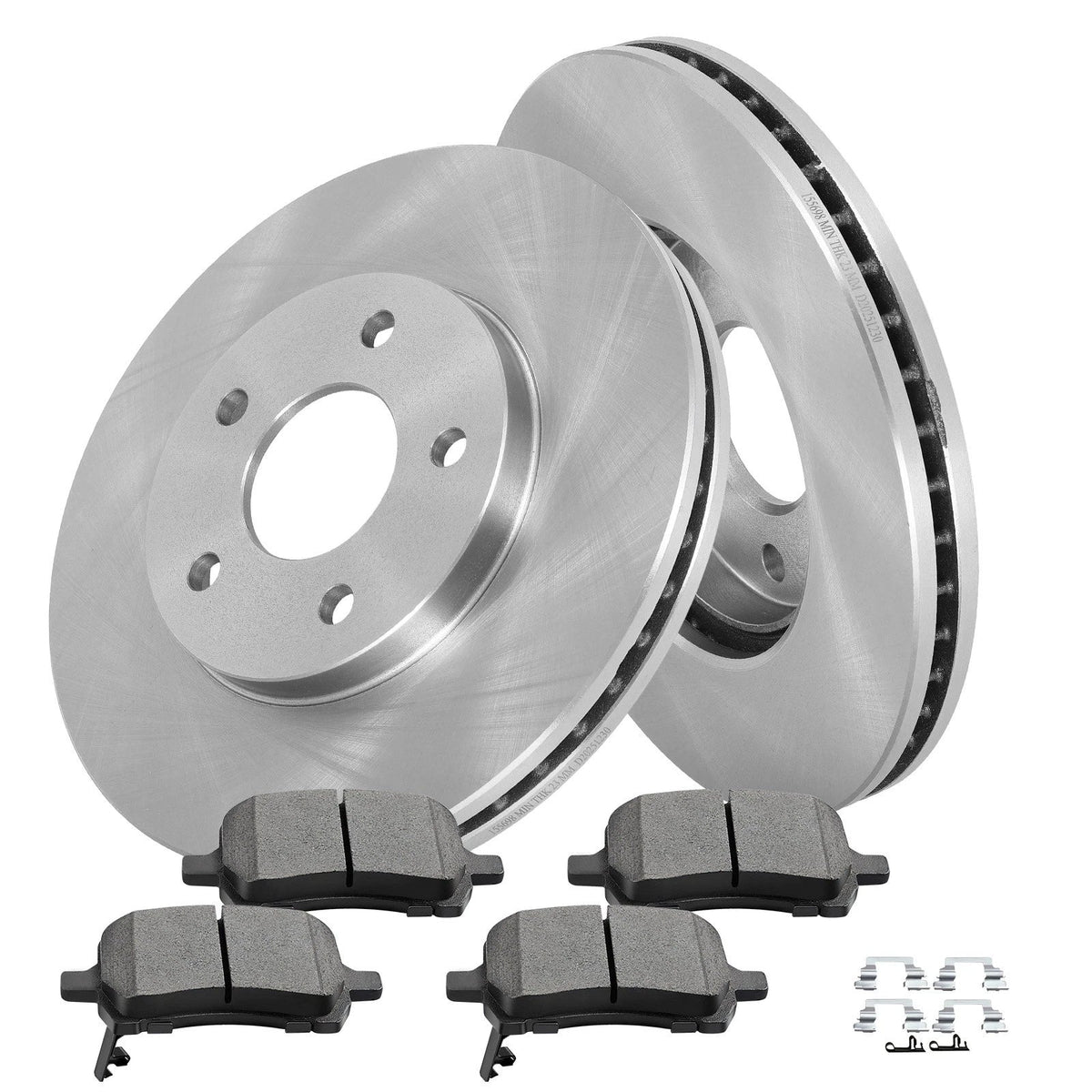 Front Brake Rotors & Ceramic Pads for Chevrolet HHR (2006–2010)