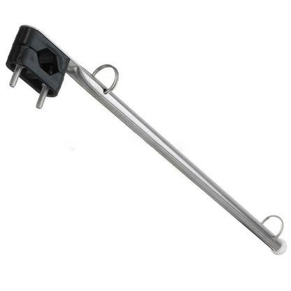 Stainless Steel Rail Clamp Flag Staff Pole for Boat Marine Yacht (15")