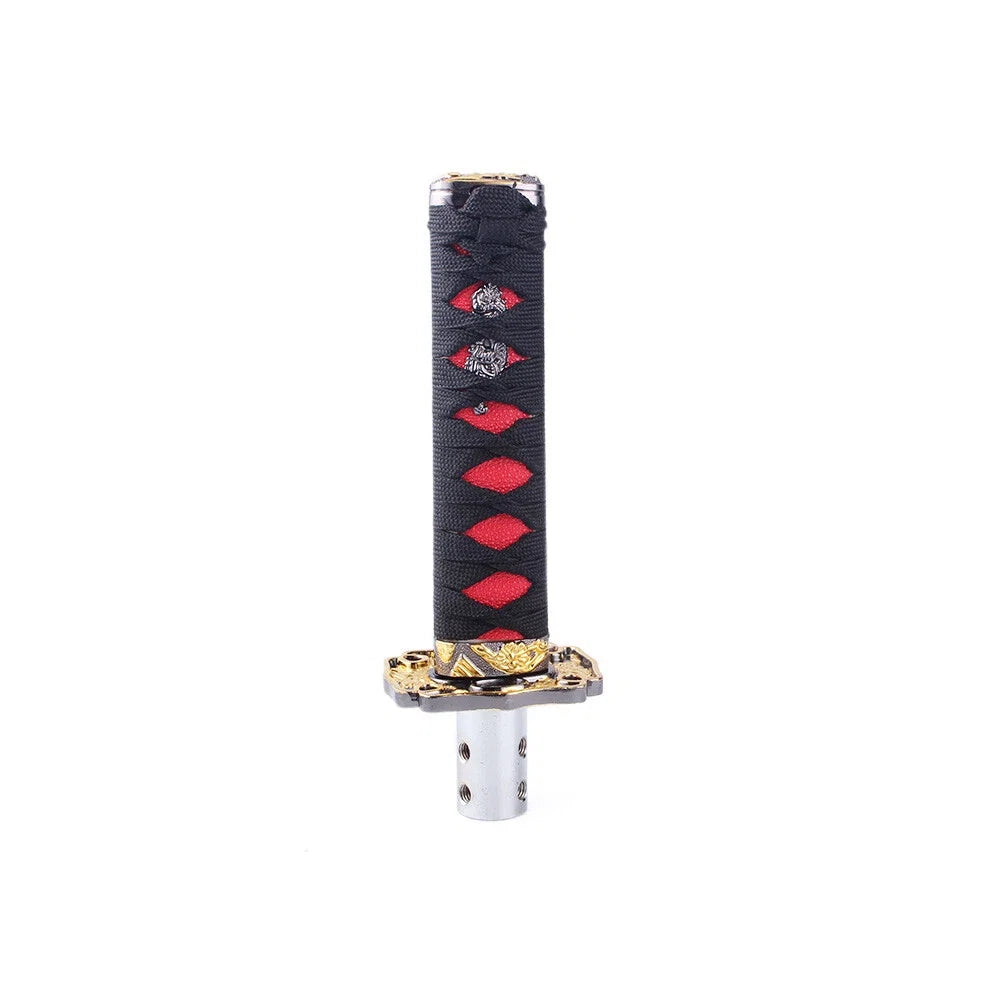 Universal Samurai Sword Gear Shift Knob Shifter Katana Metal 15cm Adapter