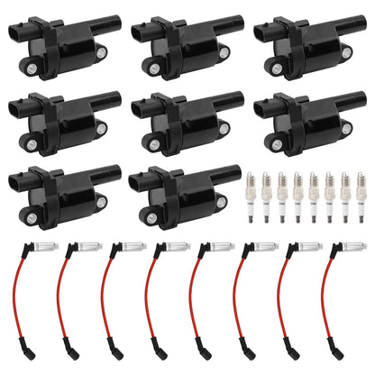 8x Ignition Coil & Spark Plugs for Chevy Silverado GMC Sierra 1500 (2005–2019)