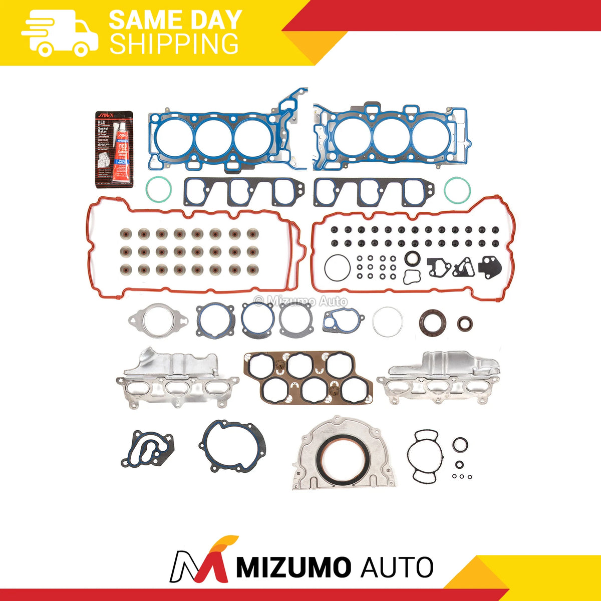 Full Gasket Set for Buick Cadillac GMC Saturn 3.6 DOHC (2004–2009) MA-9761238093, HS26376PT, CS26376, CS26376-1