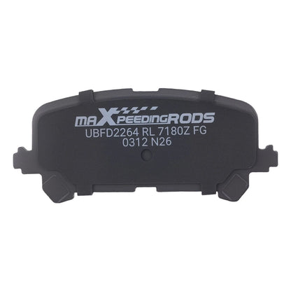 8pcs Brake Pads Set for Honda Ridgeline Pilot/Acura MDX (2006–2021)