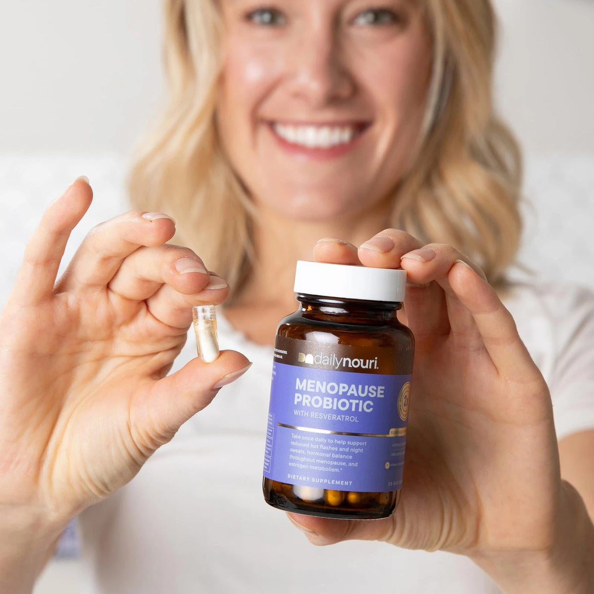 Daily Nouri Menopause Probiotics for Women (Hormonal Balance)