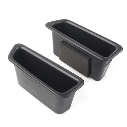 2X Front Door Handle Armrest Storage Box Tray for Volvo S60 V60 (2010–2017)