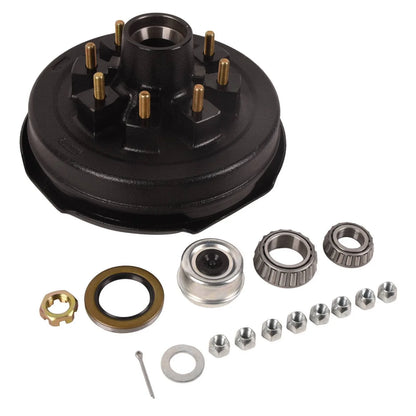 Set of 2 Trailer Hub Drum Kits with Electric Brakes for 7000lb Trailers