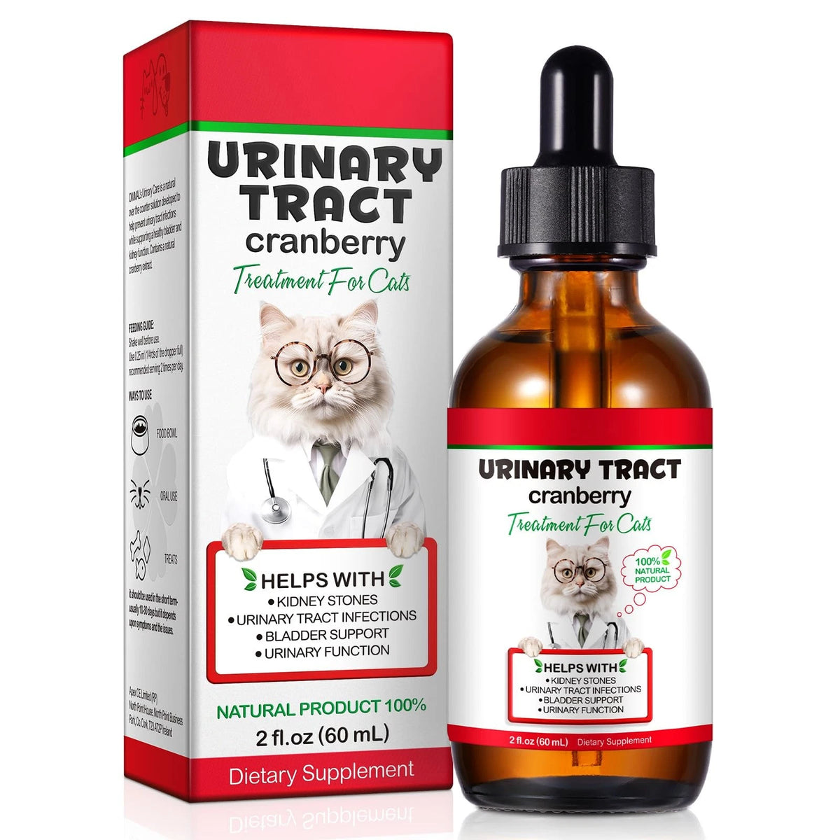 Cat Urinary Tract Infection Treatment for Cats (2 Fl Oz)