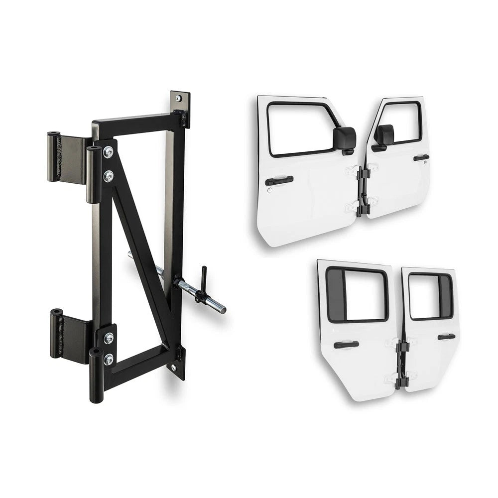 Surco Door Storage Hanger for Jeep Wrangler (1987–2024) DH1002, 20686192-101