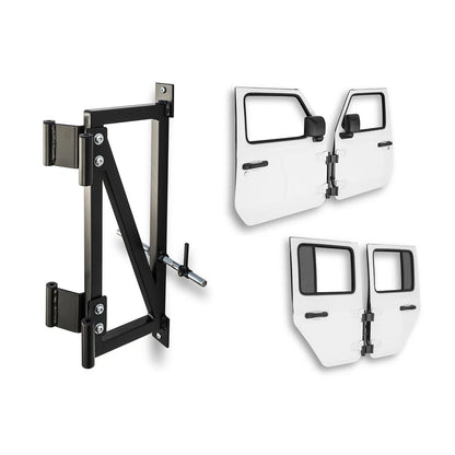 Surco Door Storage Hanger for Jeep Wrangler (1987–2024) DH1002, 20686192-101