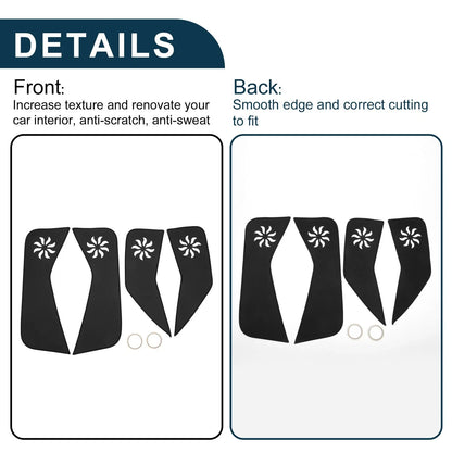 Set of 1 Car Door Anti Kick Pad Sticker Protector for Ford Escape (2013–2015)