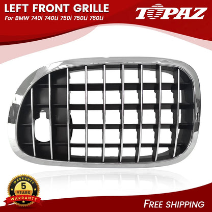 Front Grille for BMW 740i 740Li 750i 750Li 760Li (2009–2012)