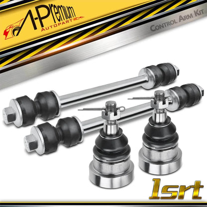 Set of 4 Front Sway Bar Ball Joints for Dodge Ram 1500 2500 3500 (1994–1999)