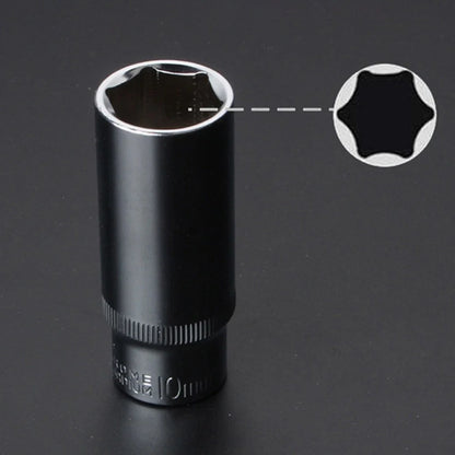 10mm 1/4in Square 6 Point Drive Socket for DIY Repair Tool
