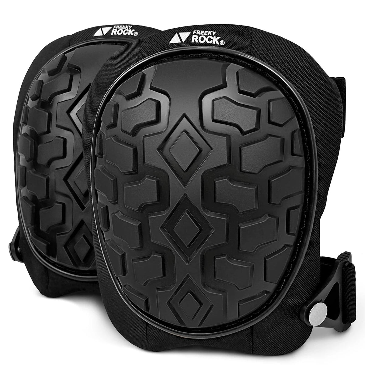 Knee Pads for Work Construction (One Size, Black)