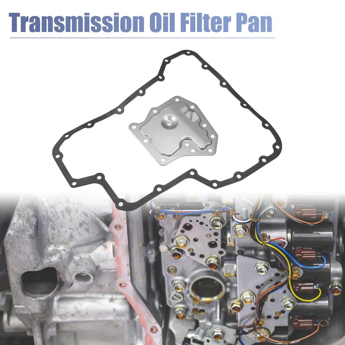 Set of 1 Transmission Filter Oil Pan Gasket Kit for Nissan Sentra (2013–2019)