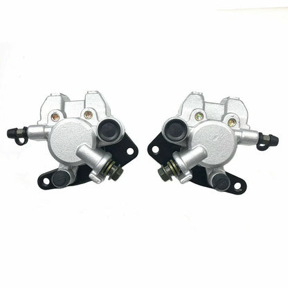 Front Brake Calipers & Pads for Yamaha ATV Big Bear 400 YFM400 YFM400F (2000–2012)