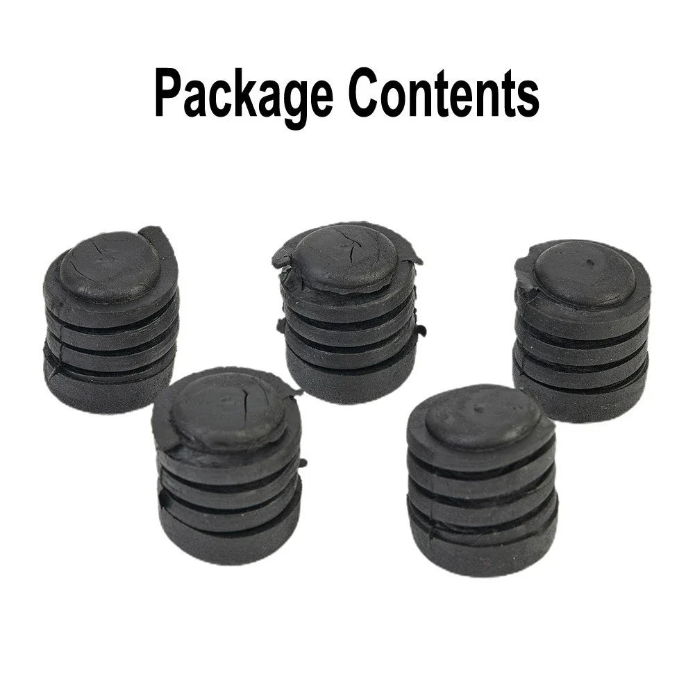 Set of 5 Rubber Bonnet Buffer Clips for Nissan