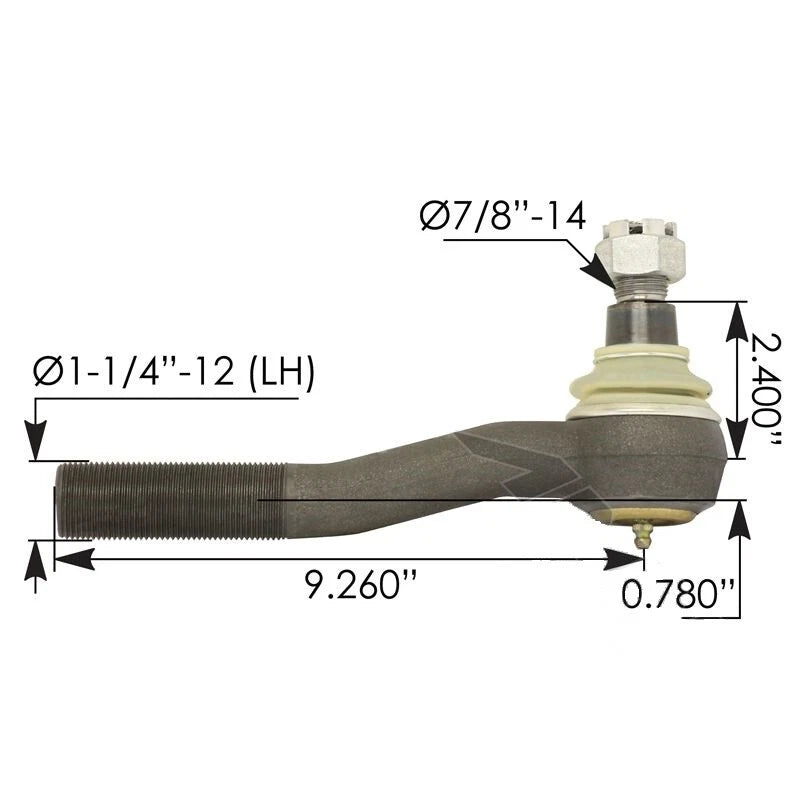 Tie Rod End for Part# 6073380310, 462.ES4631L