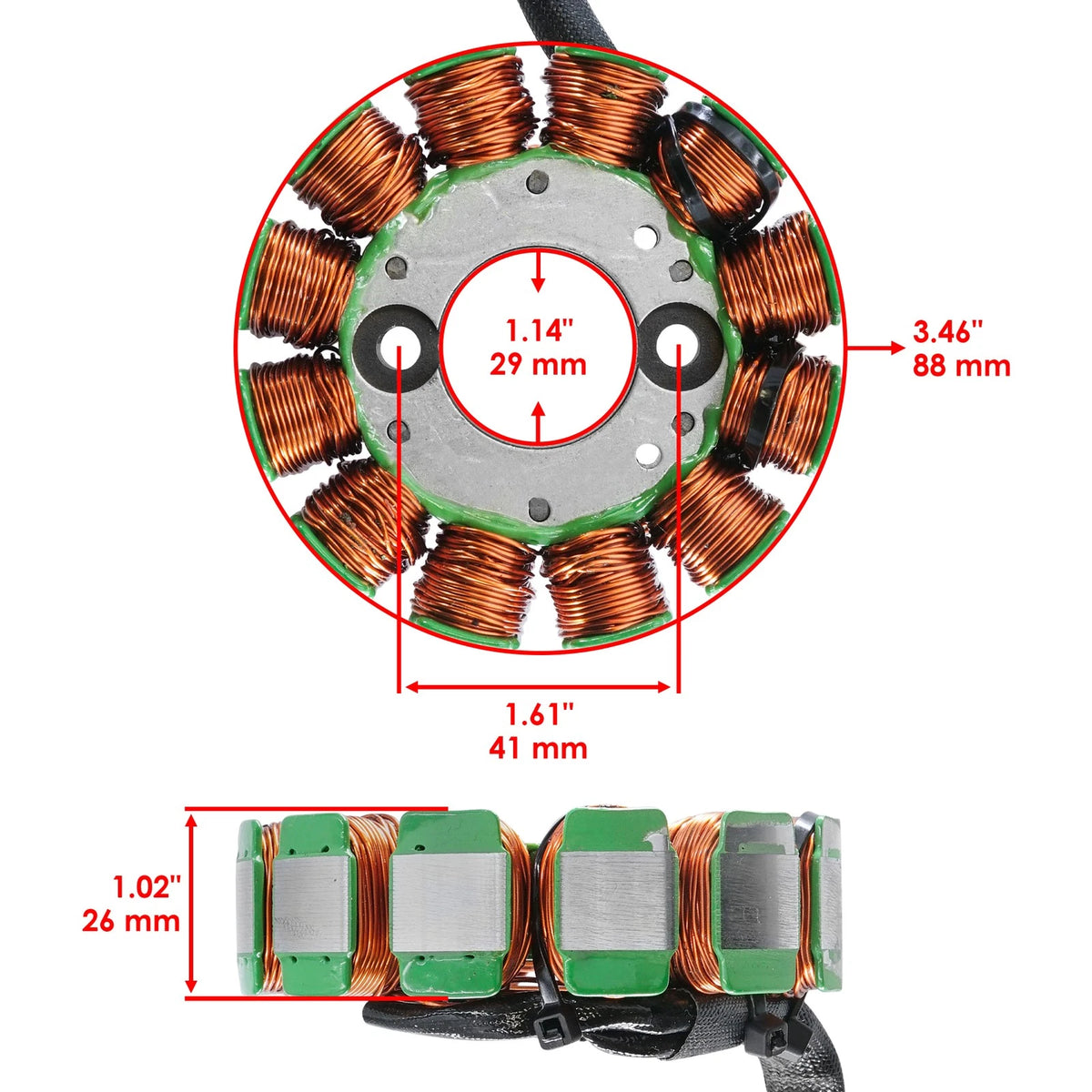 Celox Generator Stator for Polaris RZR 170 (2015–2021) ST559-AA, 0455068