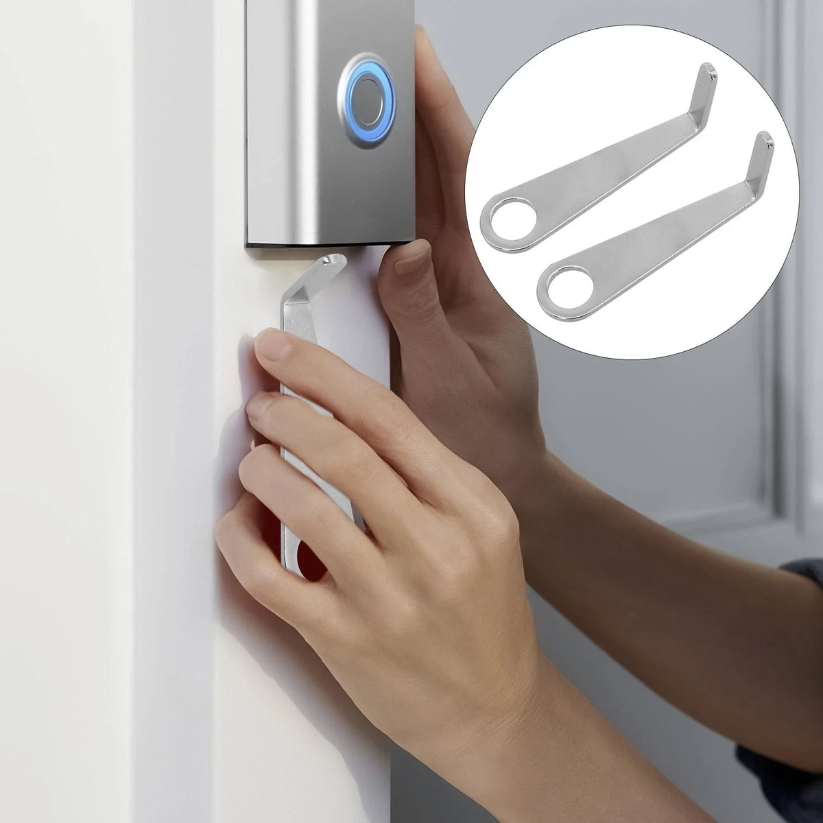 2X Stainless Steel Keys for Ring Video Doorbell