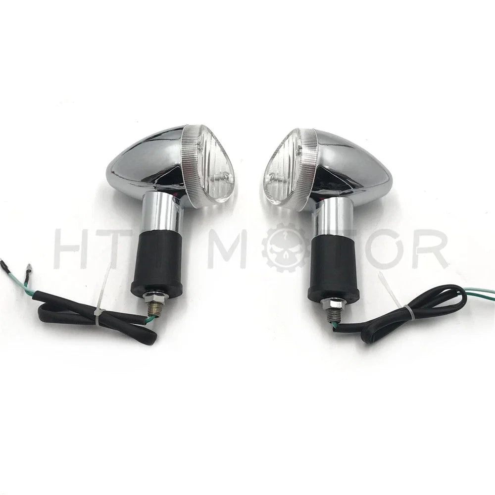 Bullet Turn Signals for Honda Motorcycle (Universal) - Amber Indicator Light