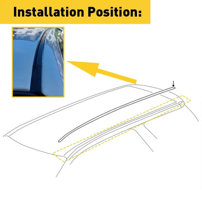 2PC Drip Roof Molding Trim Left+Right for Toyota Camry 75555-06030